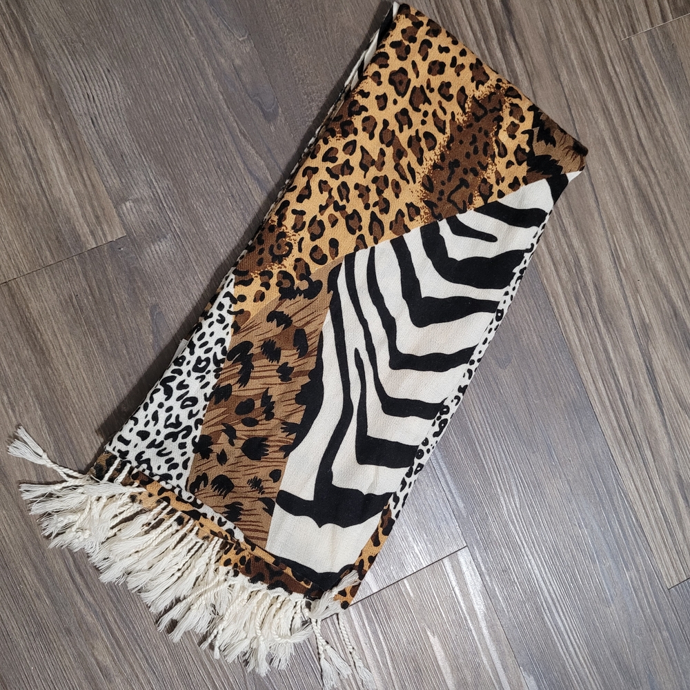 Avenue Leopard Print Scarf
